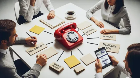 Telefon- und Anrufbeantworter-Ansagen für Unternehmen