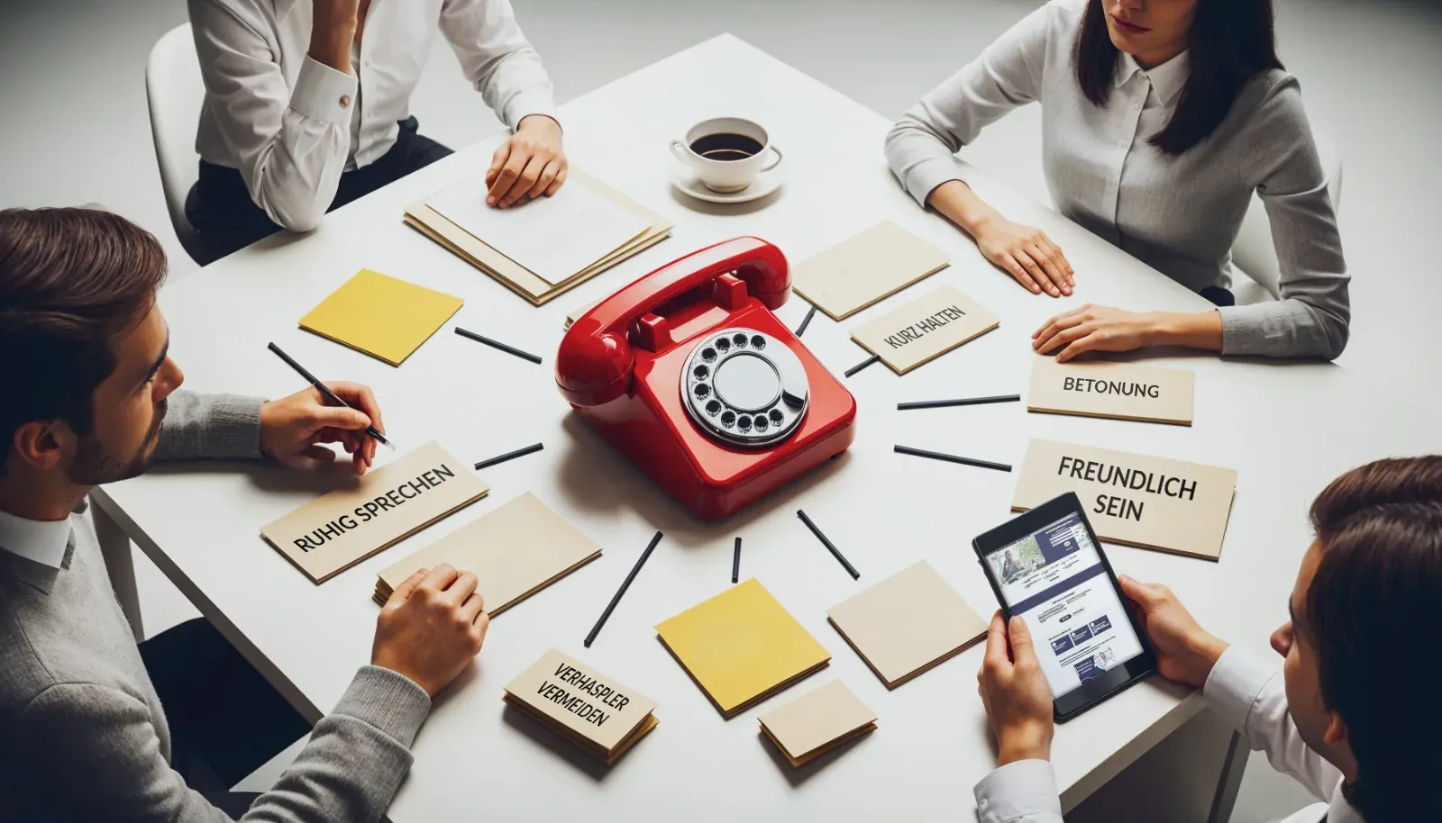 Telefon- und Anrufbeantworter-Ansagen für Unternehmen