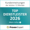 Proven Expert Top Dienstleister